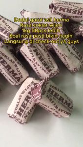 Dodol Garut Asli 1kg Rasa Coklat Wijen Original Makanan Manis Camilan Oleh-Oleh Khas Garut