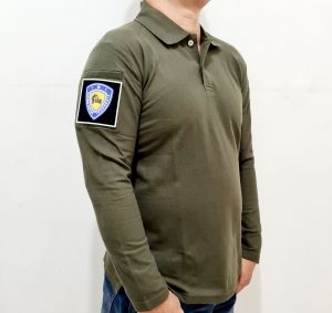 Kaos IMI Ikatan Motor Polo Tactical PDL Lengan Panjang dan Pendek S - 5XL Free Bonus 3 Emblem Patch Prepet Perekat Velkro Army