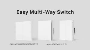 【GLOBAL】AQARA H1 Smart Wall Switch 3.0 NO Neutral - Single Rocker - 2 Years Warranty