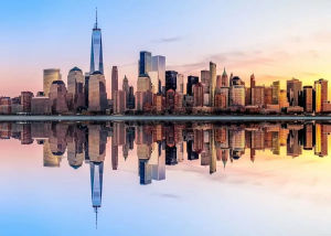 Jigsaw Puzzle for Adults 1000Pieces NYC Night Skyline Landscape Artwork DIY Craft Home Wall Decoration Gift Idea