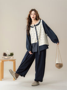 SHANGWEILUO | Bộ Đồ Thêu Phong Cách Retro