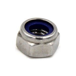 DIN985 M2.5-M8 Stainless Steel 304 Nylon Self-Locking Hex Lock Nuts | Durable Anti-Loosening Fasteners