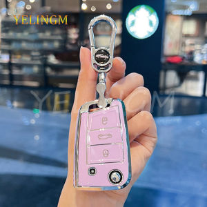 For VW Golf 7 GTI POLO T-Cross T-Roc Touran Tiguan Leon Ateca Arona Skoda Octavia Rapid Kodiaq Fabia Seat Ibiza Key Case Cover