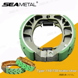 SEAMETAL Motorcycle Brake Pads Shoes Pedal CG125 GS125 Electric Motorcycle Tricycle Drum Brake Shoe Block Brake Pad