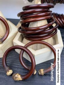 Authentic Tibet Natural Spatholobus Bracelet Authentic Flagship Store Raw Rattan Bracelet Jewelry Chicken Wooden Ball Thin Bracelet Men and Women