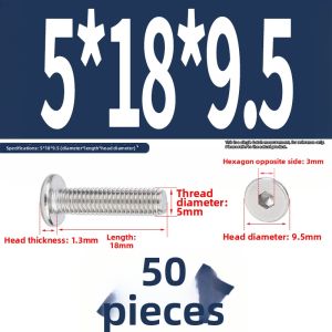 POWER&STRONG | 304 Stainless Steel Flat Head Hex Screws