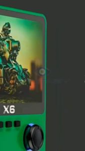 FANTASY New X6 Game Console HD PSP Handheld Game Console Dual Joystick GBA Arcade Emulator Support 64G