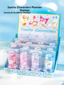 Sanrio JK Academy Kawaii Stamp Cute Student Cartoon Reward Seal for Journaling Yuzu Dog Meow Cat JT-000539 Daily Learning Supplies