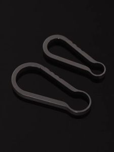 Mini Titanium Alloy Carabiner Keyring Outdoor Camping Hiking Backpack Hook Keyring Horseshoe Hook Keyring Daily Portable Tool