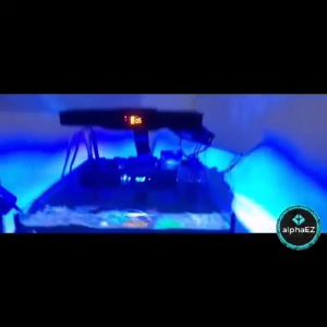 AQUA KNIGHT V3 LED 60W Aquarium Reef LED Light With Stand 3 Channel Timer Dimmer Blue Violet White Grow Coral SPS LPS