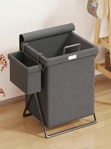 MUGG | Foldable Partitioned Clothes Hamper with Lid