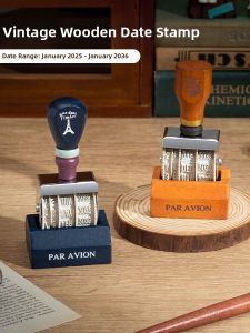 Journal GO | Creative Retro Wooden Roller Date Stamp