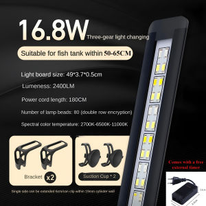 Full Spectrum Water Grass Light (Complimentary timer)3-Mode Aqua-Terra Aquarium Light 7200LM IP68 Submersible WRGB Full Spectrum 92 CRI