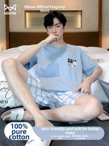 MiiOW | Cool Thin Mens Cotton Pajama Set