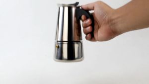 One Two Cups Moka Pot Espresso Coffee Maker Stovetop 2 Cup 100ml - Z20