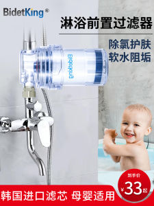 Bidetking Shower Filter Faucet For Home Water Heater Pre-Filter Shower Nozzle Water Purifier