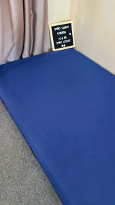 BISA COD!! Sarung Kasur Busa Resleting Polos & Embos Premium Adem Anti Luntur size 70x200 - 180x200