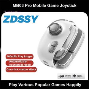 ZDSSY MB03 Pro ตัวควบคุมเกมอัจฉริยะจอยสติ๊กควบคุมเกมแบบไร้สายระบบสั่นเพียงคลิกเดียวอุปกรณ์สลับการควบคุมการหดตัวสำหรับ IOS และแอนดรอยด์
