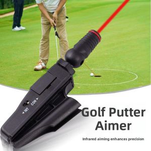 Indoor Golf Putting Laser Aim Trainer Straight Line Infrared Practice Aid Device Golf Club Teaching Instrument