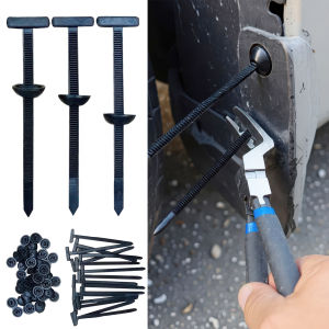 Upgraded 12/30/50pcs Nylon Universal Cable Tie Buckle Pin and Zip Ties Self-Locking Fixed Cables Zip Tie Wire Fastening Straps