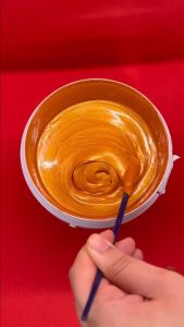 Sơn Nhũ Đồng Cam Trang Trí Nano Chậu Cảnh - Bàn Ghế - Tường Rào... ( Ngoại Thất Cao Cấp)