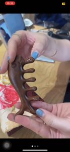 Lược gỗ thịt giảm dụng tóc massage mặt ( hàng nội địa và rõ vân gỗ )