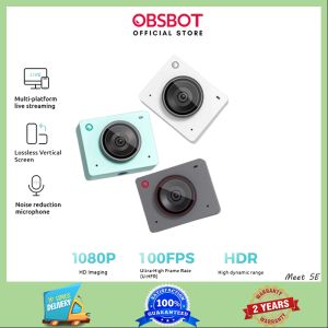 OBSBOT Meet SE Meet 2 1080P100FPS Custom Webcam AI Framing Streaming Camera 1/2.8 Sensor for Desktop Laptop Meeting