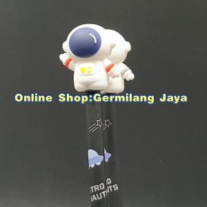 SPARROW Pen Silikon / Silicone Pen / Pen Karakter Lucu Cantik ASTRONAUTS (7193)