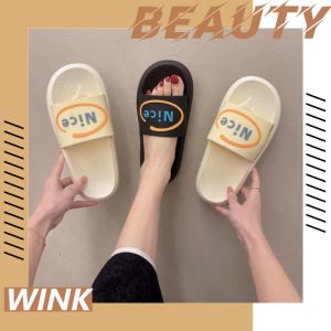 QJshop ส่งเร็วเวอร์ รองเท้าแตะแบบลำลอง รองเท้าแตะพื้นนุ่ม😻 สายคาดแต่งลาย Nice ราคาคือจึ้งสุดไรสุด ใส่สบาย โดนใจเยาวรุ่นสุดๆ🍒