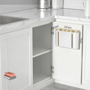 HANSHILIUJIA | Wall-mounted Garbage Bag Storage Box