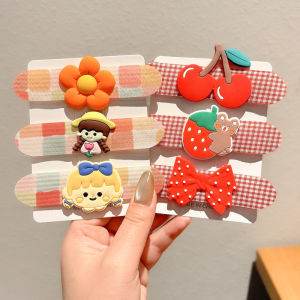 Adorable Cartoon Magic Hairline Stickers for Children Front Hairband Organizer No Damage to Hair Girls Hair Accessories