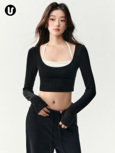 umeverb | Women Long Sleeve Integrated Yoga Wear Sport Top