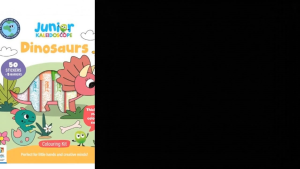 Jr Kaleidoscope Colouring Kit Dinosaurs (Hinkler)