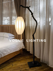 [Same Dust] Chinese Floor Lamp B & B Living Room and Tea Room Zen Lamp Japanese RETRO Study and Bedroom Decorative Lamps