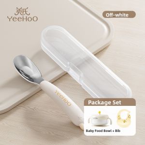 YeeHoO KIDS | Baby Feeding Training Set Spoon and Bowl