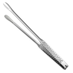 AKL | Heat-Resistant Extended Thick Stainless Steel Barbecue Tongs