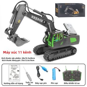 CANJING | Xe Xúc Động Cơ Hợp Kim Điều Khiển Từ Xa