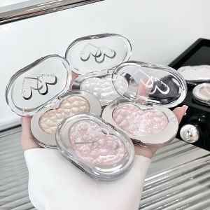 LEE INTO Highlighter Powder Pearlescent Finish Fine Shimmer Silky Mashed Potato Texture Brightening Long-Lasting No Fallout