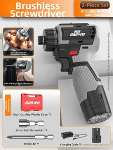 NANWEI | Cordless Brushless Impact Screwdriver