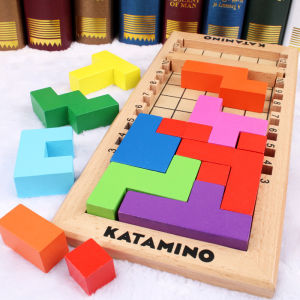 Colorful 3D Space Early Education Intelligence Building Blocks Toy without Instructions Square Card Blocks Educational Toys