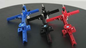 V Club Archery OuLiangJia SL829 Beginner Recurve Bow Sight - 7" Aluminium Bar - 4 Ways Adjustment - LH/RH Ambidextrous