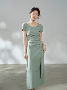Đầm Nơ Đốm Màu Đối Lập