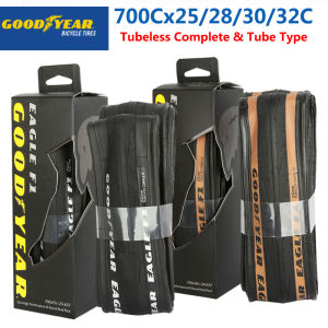 Goodyear Eagle F1 Road Bike Tire Tubeless/Tubel 700x25/28/30/32C Bicycle Foldable Anti-puncture Gravel Tyre Cycling Parts