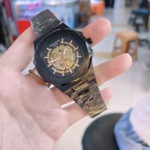Grosir Jam Tangan Automatic Full Stainless Steel Transparan Fashion Terbaru dan Kekinian Pria dan Wanita Elegan Bisa COD