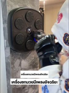 ชกมวยไฟฟ้า music boxing machine เครื่องต่อยมวย ที่ต่อยมวย เป้าซ้อมมวย อุปกรณ์ชกมวยติดผนัง