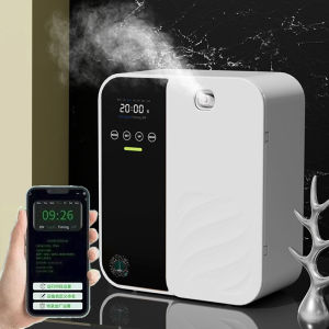 Aroma Diffuser Machine Wall Mounted Waterless Diffuser for Large Room Bluetooth Essential Oil Diffuser Electric Smell for Home