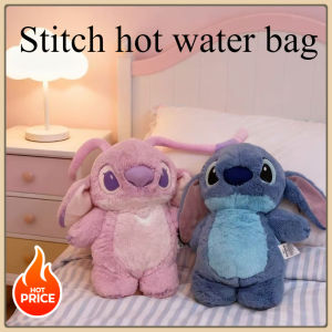 High Quality Stitch Anime Winter Extra Large Plush Hot Water Bottle WomenS Home Water Filling Hand Warmer Holiday Gift Girl