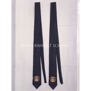 Dasi Sekolah SMP SMA SMK Panjang Biru Dongker Abu Bahan Drill