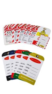 10pcs Tag Out Loto Safety / Danger Do Not Operate Label / Tag Out Gembok Loto