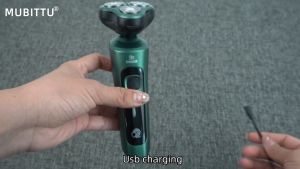Máy cạo râu 9D Shaver 4 in 1 chống nước đa năng thông minh sạc điện bằng cổng USB